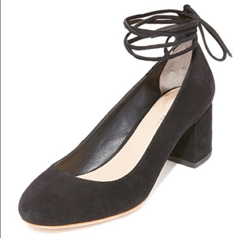 Loeffler Randall ankle wrap pumps